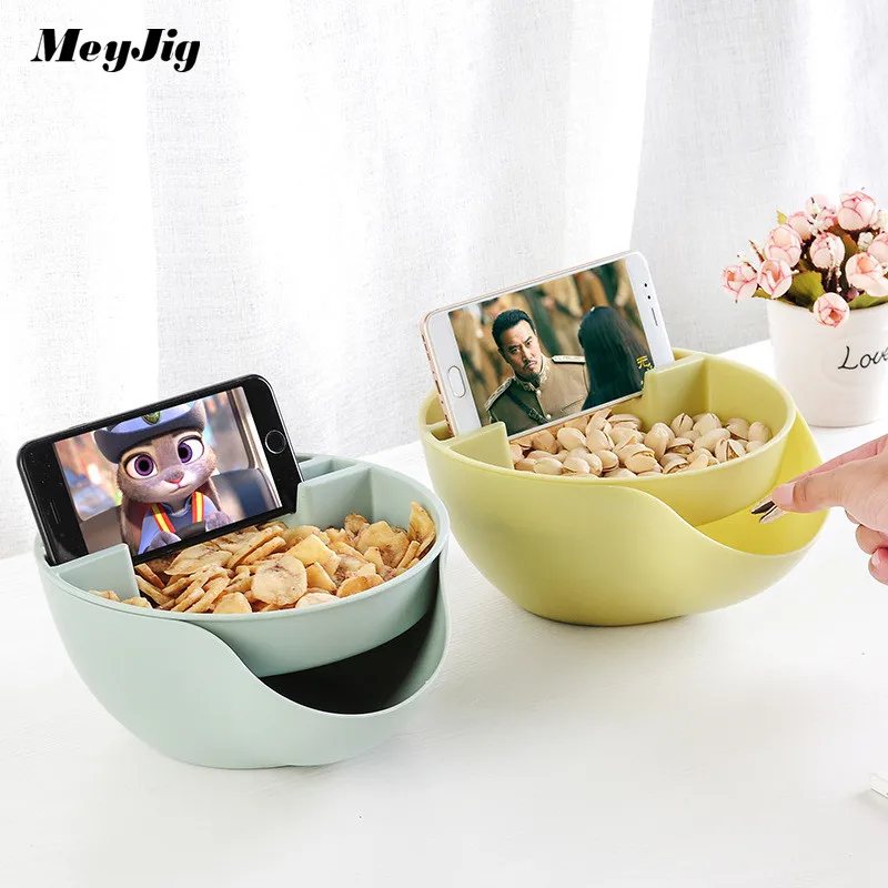 MeyJig двухслойная коробка для хранения закусок орехов стандартная табличка