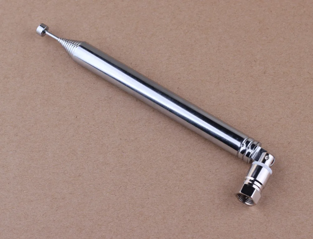 Большой диаметр Замена F соединение телескопическая антенна ТВ радио DAB AM/FM 12 мм