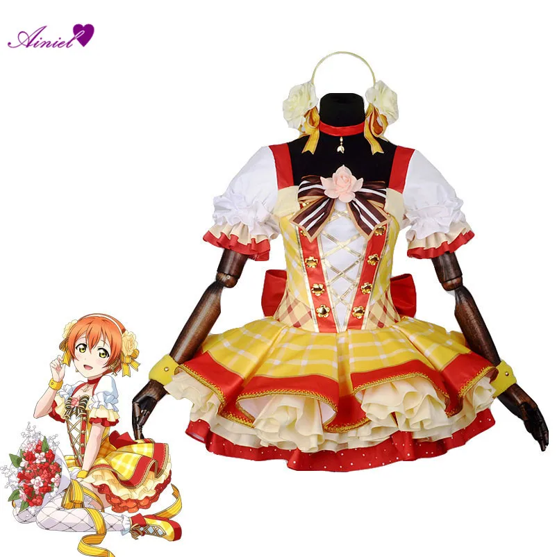 

Anime LoveLive! Cosplay Costumes Love live Flower Bouquet Arousa Kousaka Honoka Minami Kotori Ayase Eli Hoshizora Rin Nico Dress