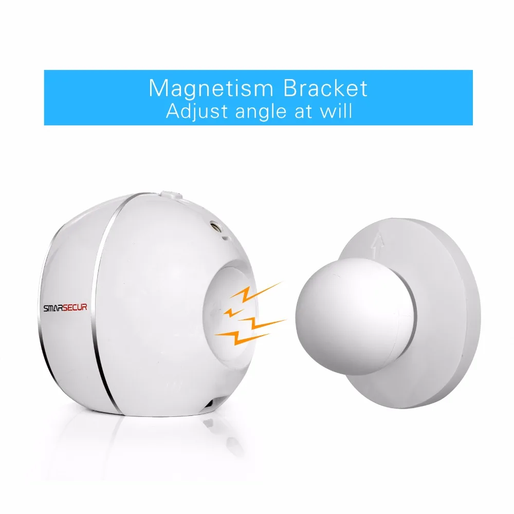 SMARSECUR безпроводная ip-камера 720 P HD без провода 6400 мАч 8 месяцев Батарея Безопасности WiFi Беспроводная ip-камера с батареей