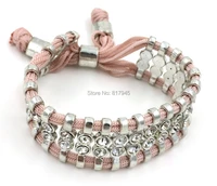 2015 new euro jewelry wholesale charm bracelet shell bangles for women vintage bracelet