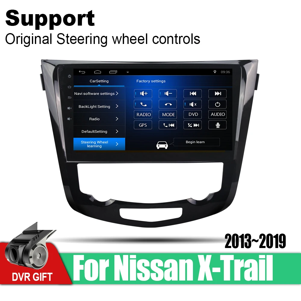 Автомобильный мультимедийный плеер ZaiXi Android GPS для Nissan X Trail 2013 ~ 2019 автомобильная