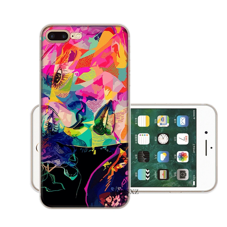 Mobile Phone Case for iPhone 11 Pro XR X XS Max 6 6S 7 8 Plus 5 5S SE Cover Hippy Hippie Psychedelic Art Shell Protection |