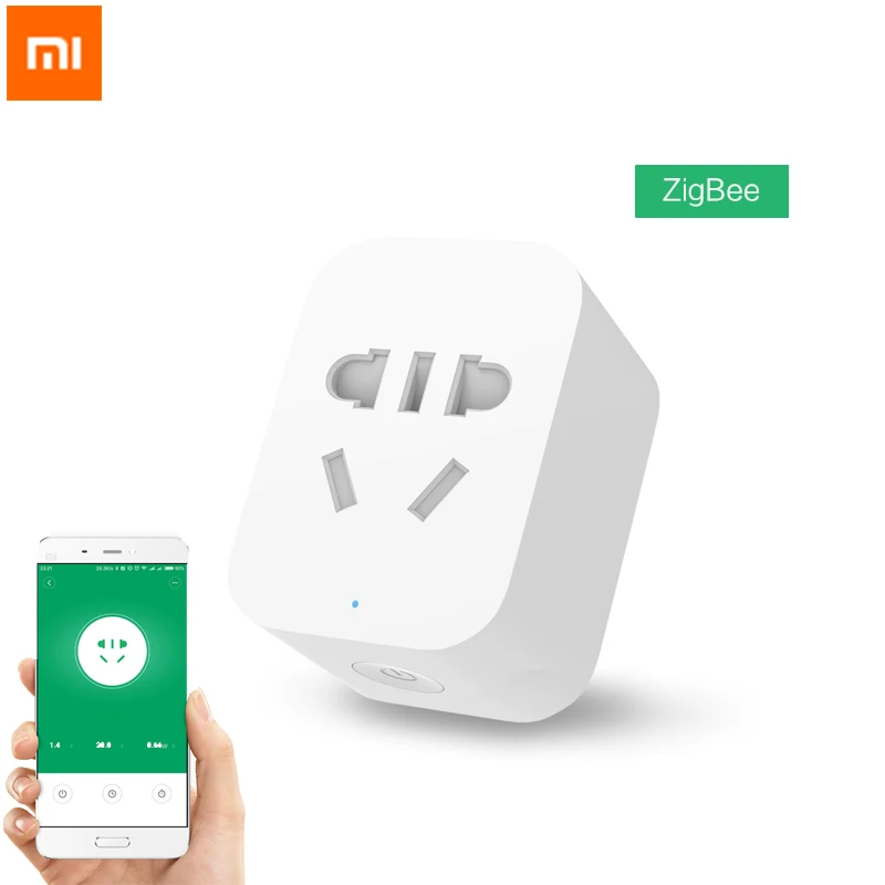 Умная розетка Xiaomi Mi ZigBee с дистанционным управлением поддержкой Wi Fi для ЕС США