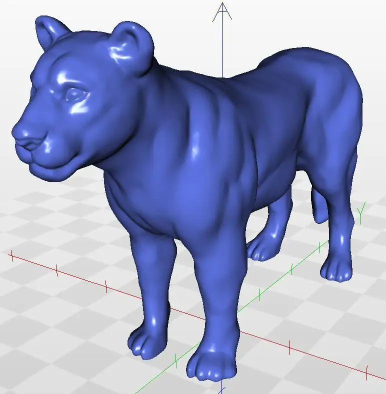 Lioness_1full 3d модель для ЧПУ в файле STL | Инструменты