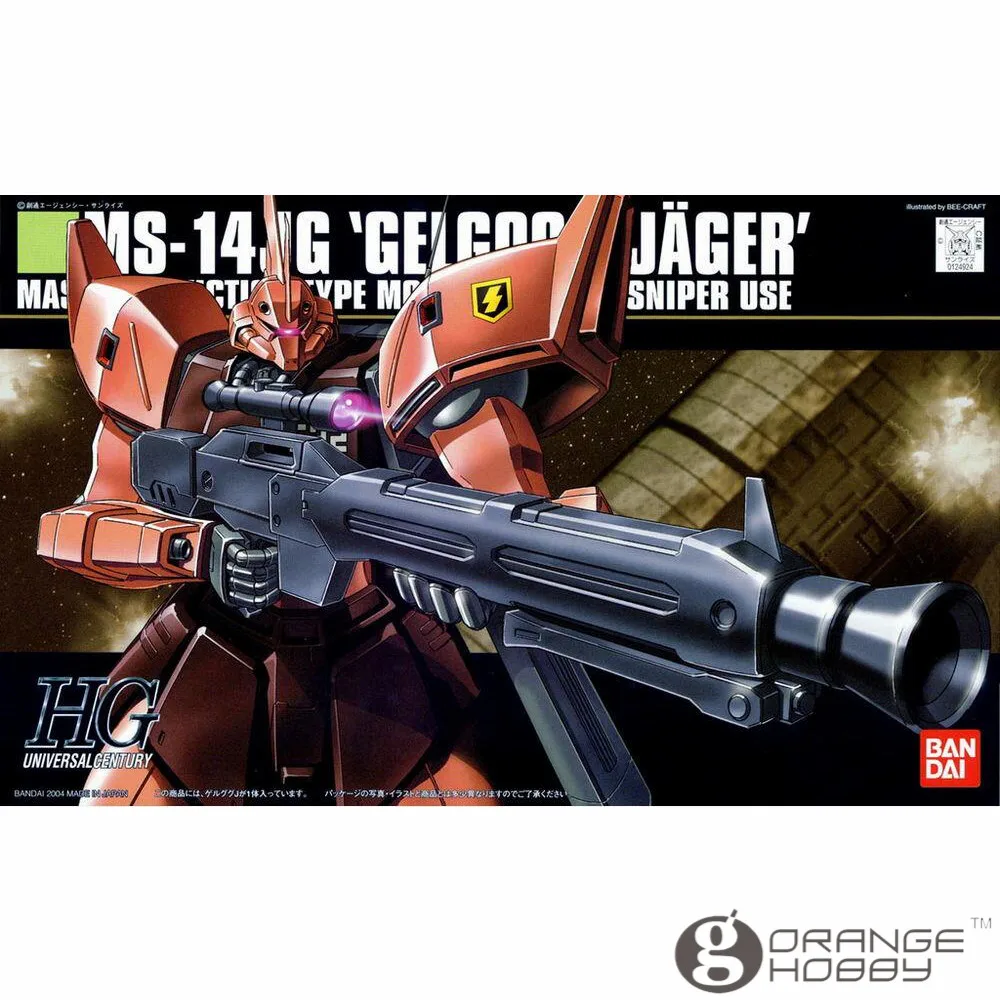 OHS Bandai HGUC 045 1/144 MS 14JG Gelgoog J мобильный костюм сборки модель Наборы|model kit|assembly modelkit model
