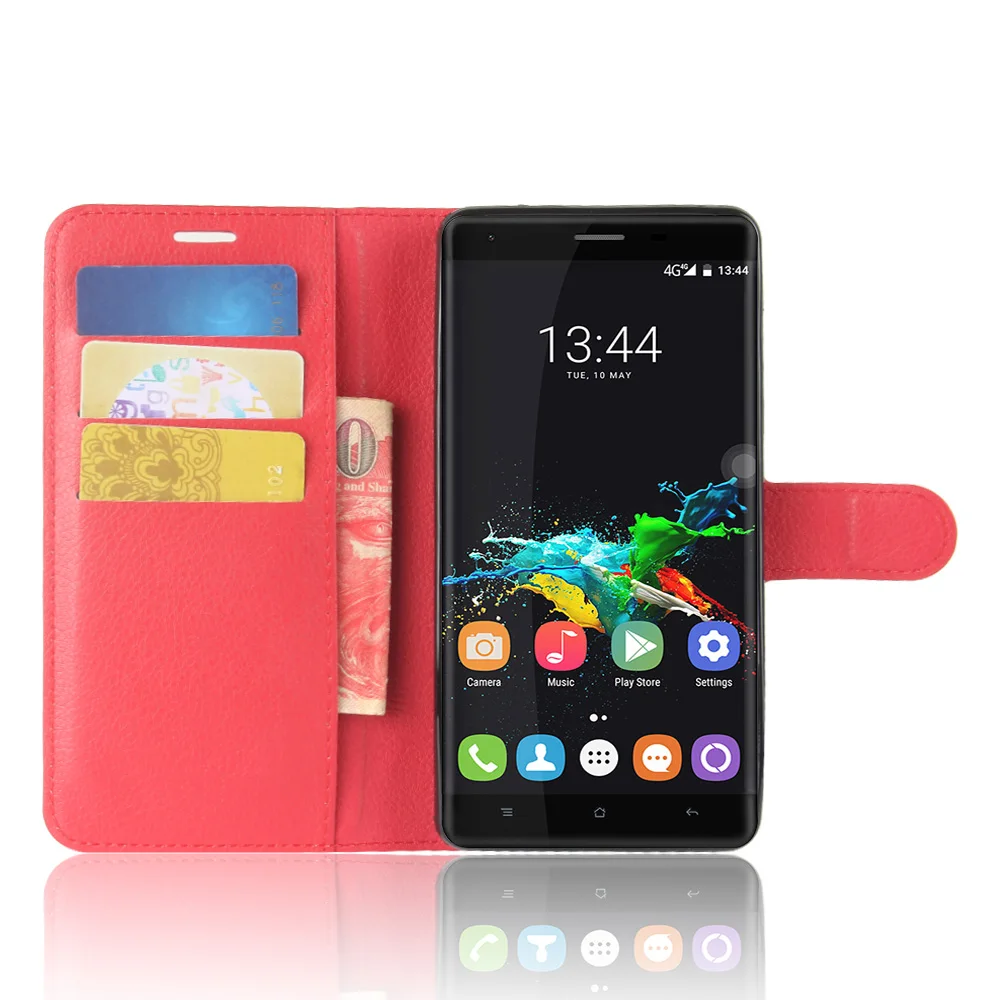 Для Oukitel K6000 Pro Case высокое качество PU Флип кожаный эксклюзивный чехол для Защитная