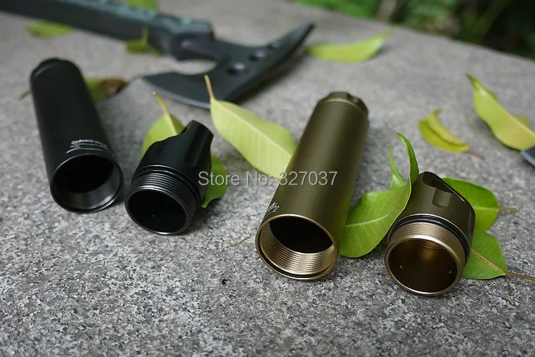 Edc Waterproof Case Container Capsule Seal Bottle Holder Survival EDC Emergency Tool tube | Спорт и развлечения
