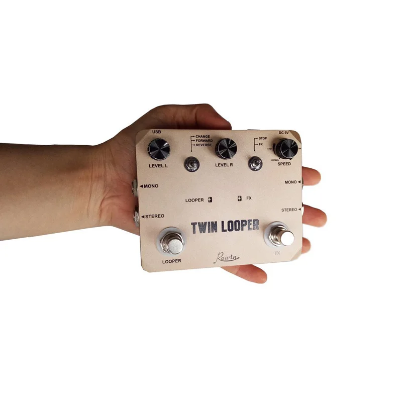 Rowin Twin Looper Station педаль эффектов для электрогитары гитаристов | Спорт и развлечения