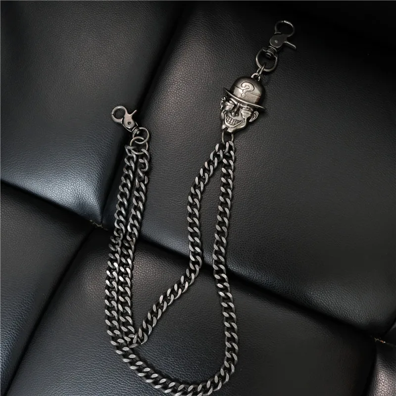 Men's Waist Wallet Belt Chains 2 Layers Heavy Rock Metal Hip Hop Gothic Pants Chain Trousers Jean Key Fashion Jewelry | Украшения и
