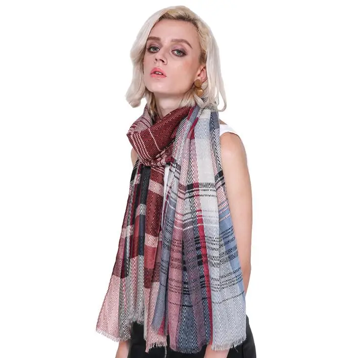 

Fashion 2019,British Style Muslim Hijab Cotton Shawls Wraps Plaid Scarf Muffler Shawls And Scarves Wraps Women Cape 10PCS/LOT