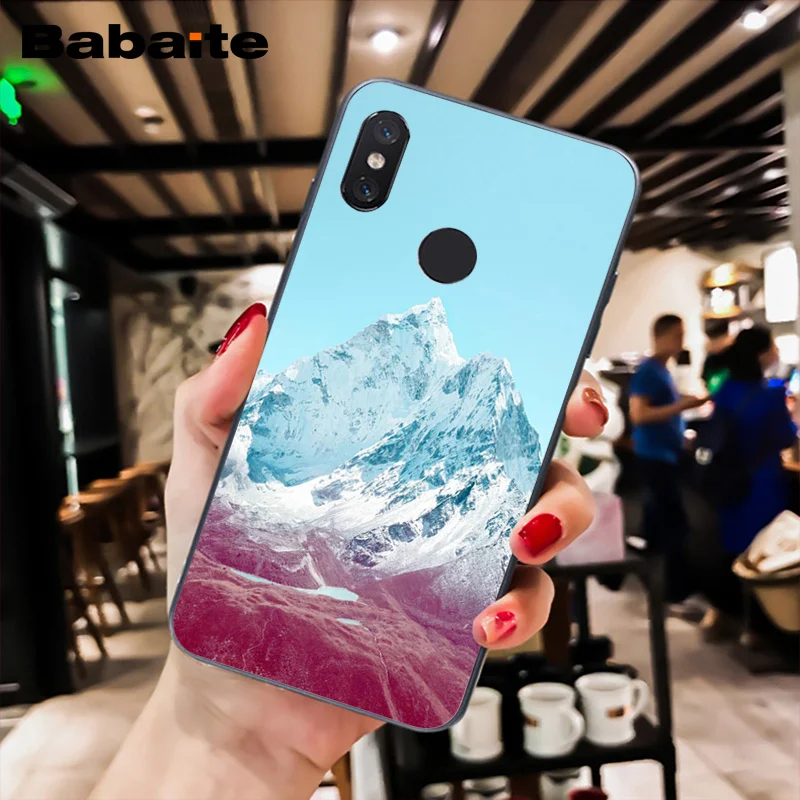 A15 Babaite зимний Снежная гора Sceneary силиконовый чехол для телефона для Xiaomi MiA1 A2 lite F1 Redmi 4X 5Plus S2 Note7 Redmi Note4 - Цвет: A15
