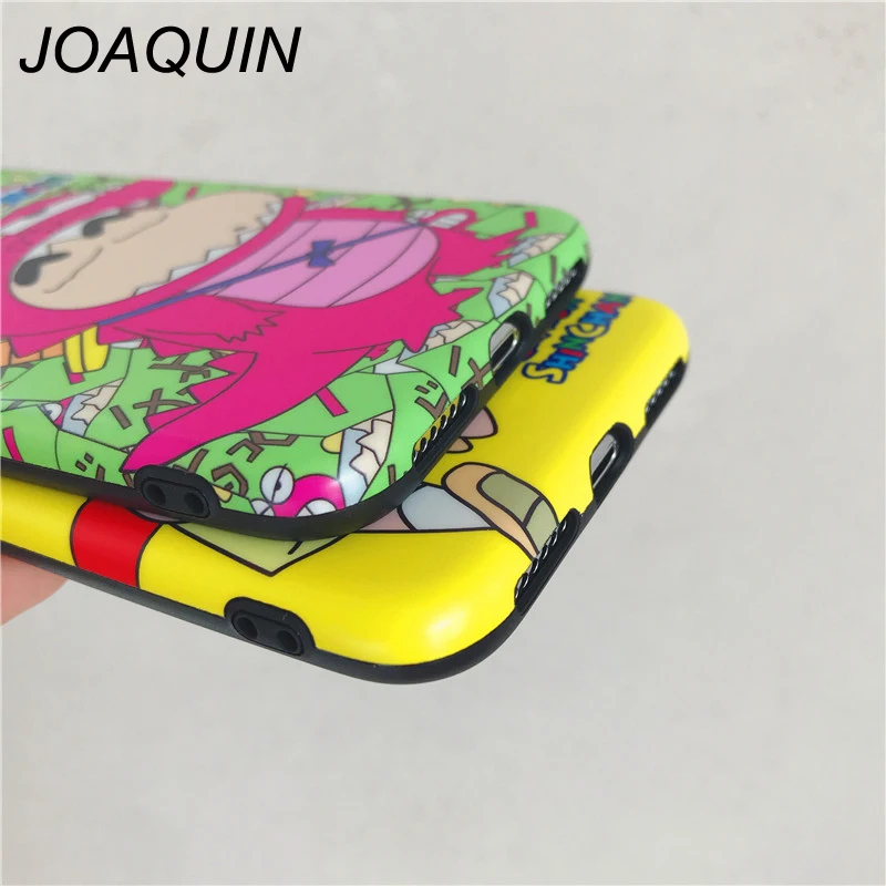 Мультяшный чехол для телефона Crayon Shin-chan iPhone X XR XS MAX 7 8 6 6s plus задняя крышка мягкий