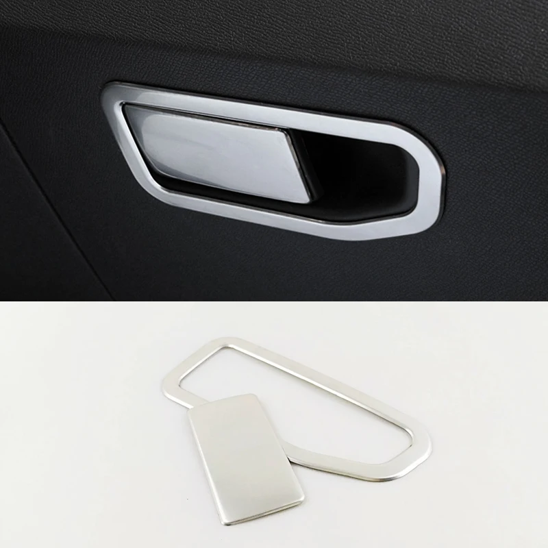 Купи Stainless Steel For Peugeot 3008 GT 2017 2018 Accessories LHD Auto Interior Glove Box Handle Cover Trim Sticker Styling 2pcs за 729 рублей в магазине AliExpress