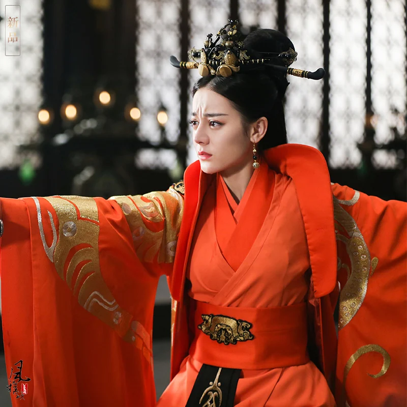 4 вида конструкций ReBa GongSun Li красная нежная императрица ханьфу династии Цинь для телевизионной игры женщина короля Легенда принцессы ли