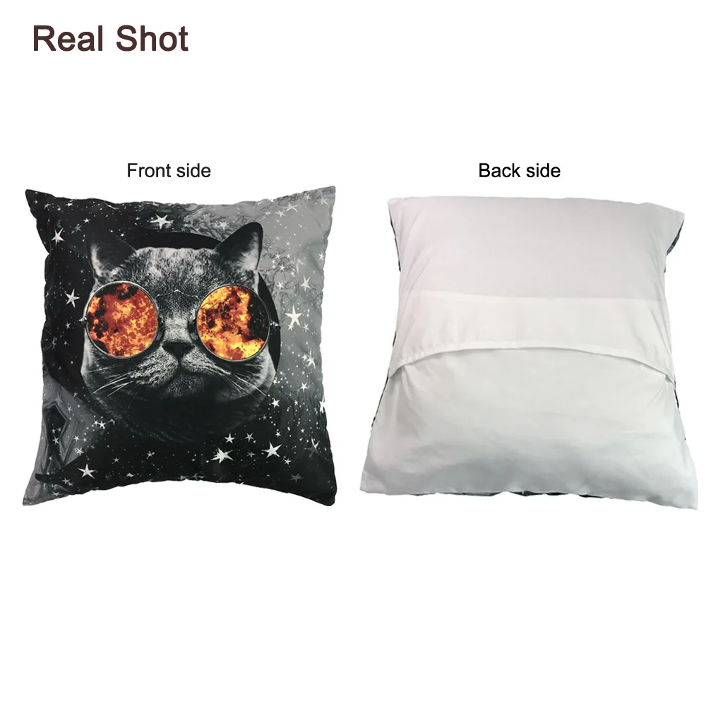 

HUGSIDEA Pit Bull Printed Pillowcase Decorative Pillows Cushion cover Use For Home Sofa Car Office Almofadas Cojines 45x45cm