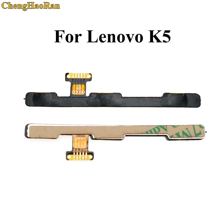 For Lenovo K5 ChengHaoRan для lenovo A2010 A2020 A5000 A6000 K3 K4 K5 Примечание K900 Vibe X2 C2 S1 включение/выключение питания, громкость кнопки дистанционного ключа переключателя звука с гибким кабелем - Цвет: For Lenovo K5
