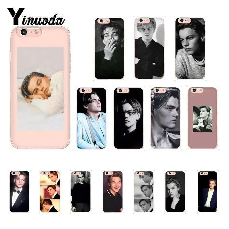 

Yinuoda Leonardo Di Caprio young leo Pattern Phone Case for iPhone 6S 6plus 7 7plus 8 8Plus X Xs MAX 5 5S XR 11 11pro 11promax