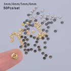Мини-пуговицы круглые, 345678 мм, 50 шт.
