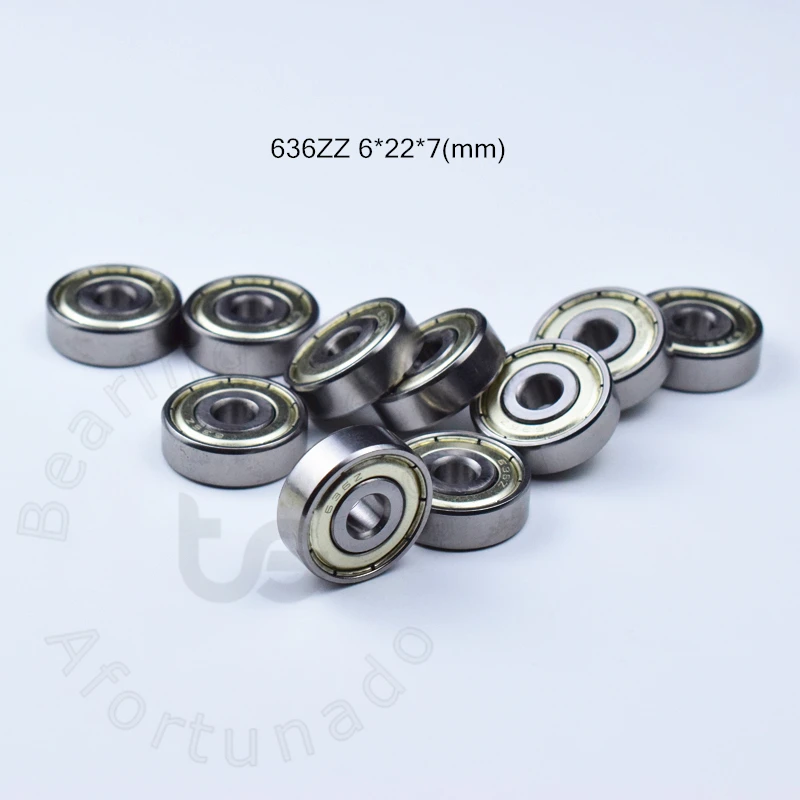 Подшипник 636ZZ 6*22*7 (мм) 10 шт. подшипник металлический герметичный 636 636Z ZZ с глубоким