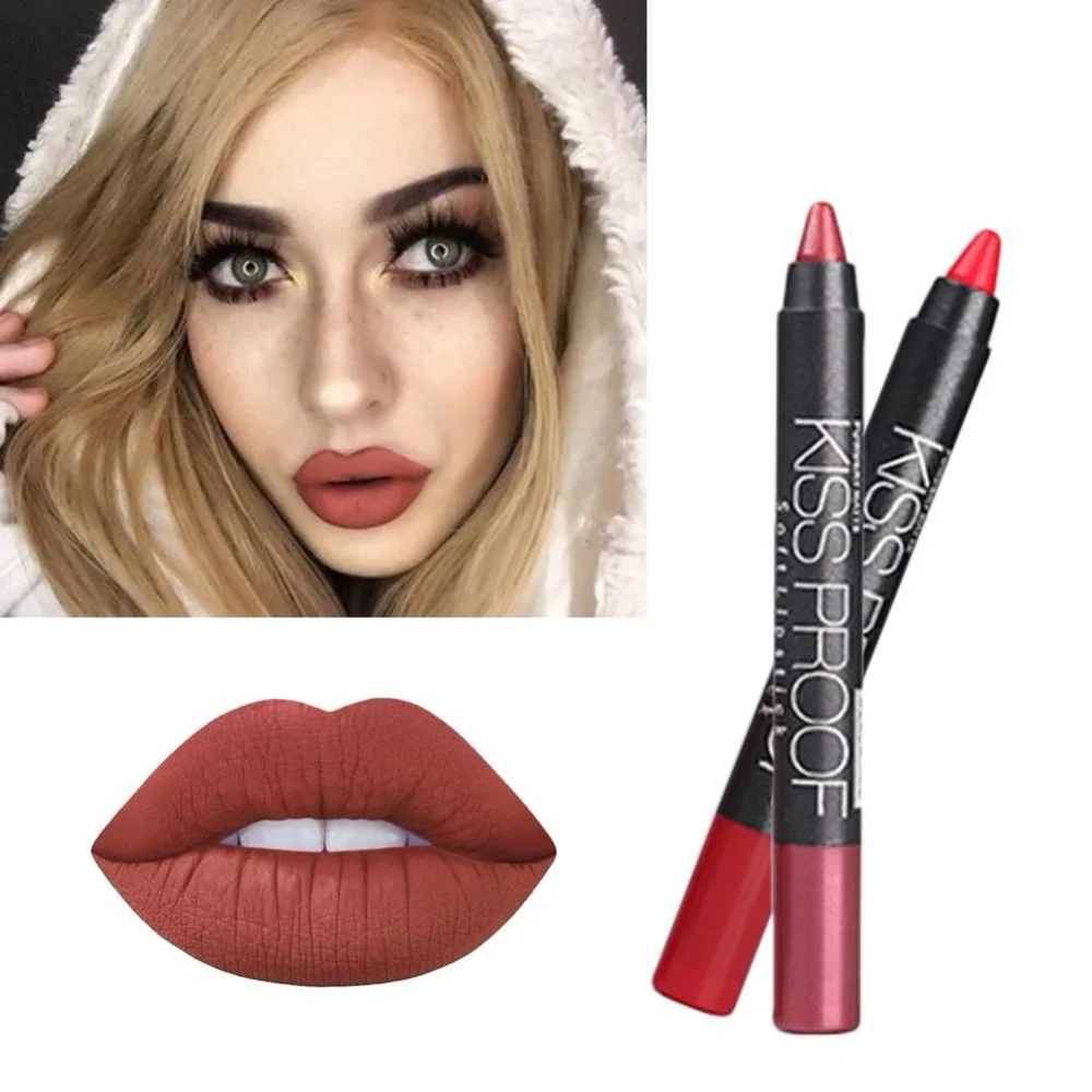 Женская сексуальная губная помада beauty Lasting Effect Мягкая матовая розовая блеск для
