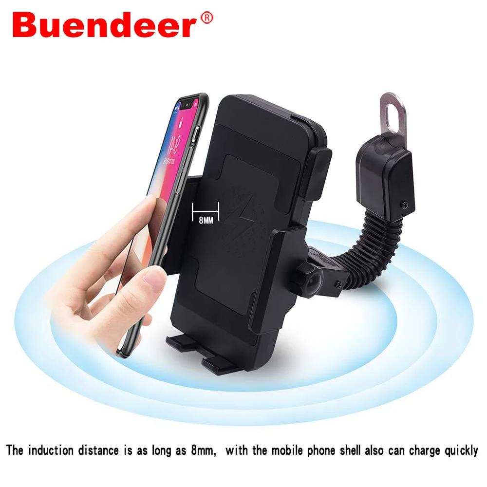 Беспроводное зарядное устройство Buendeer (без usb порта) держатель для телефона