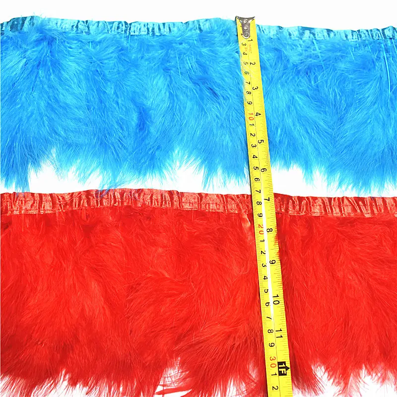 Продажа Marabou/Турецкая отделка из перьев 2 ярдов 10 15 см тканевая боковая лента
