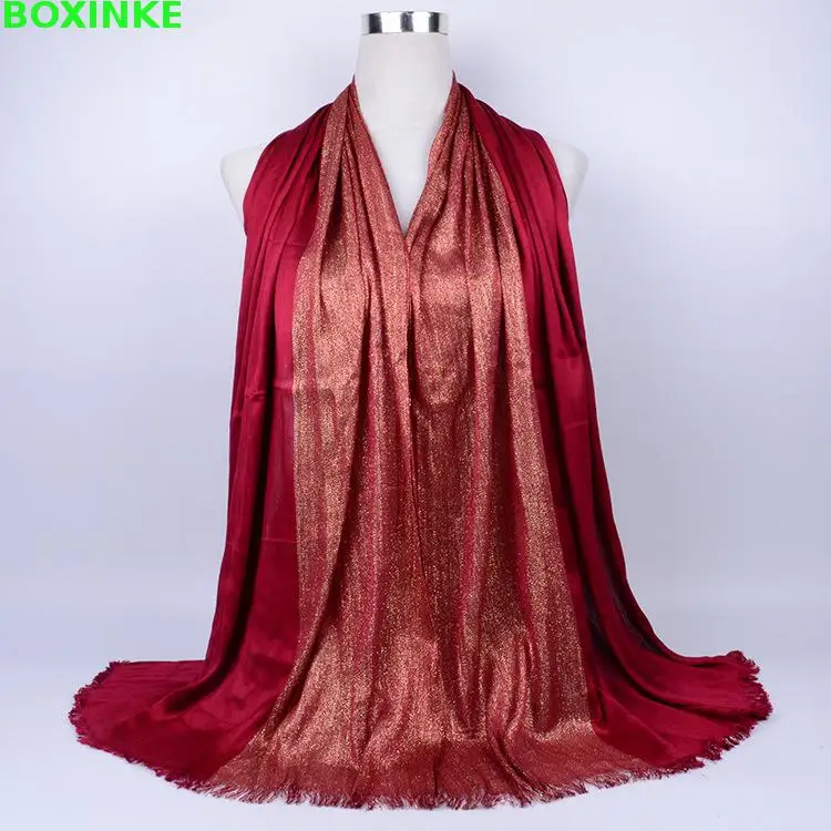 

2018 Patchwork Fashion Real New Arrival Adult Women Winter Scarf Hijab Yarn Blended Fringed In Autumn And To Keep The Neck Warm