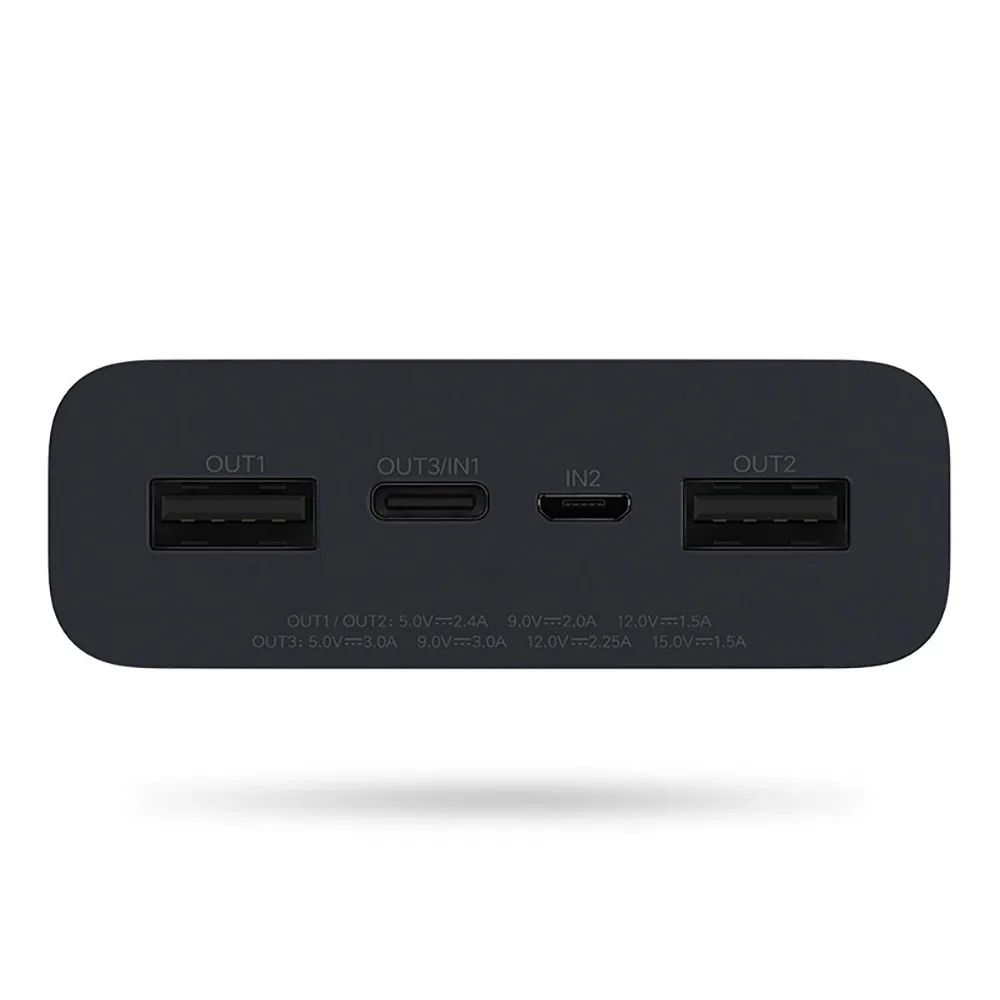 Внешний аккумулятор ZMI QB822 с 2 USB портами и поддержкой быстрой зарядки 27 Вт 20000