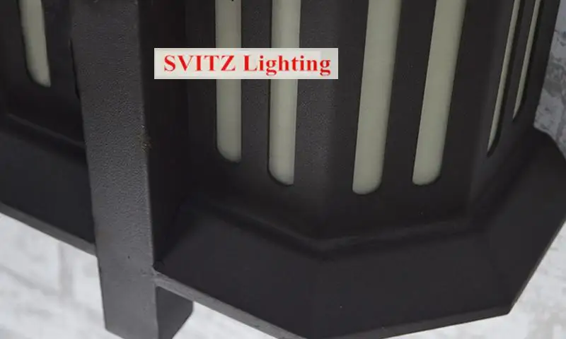 Большие наружные настенные лампы антикварные железные садовые светильники