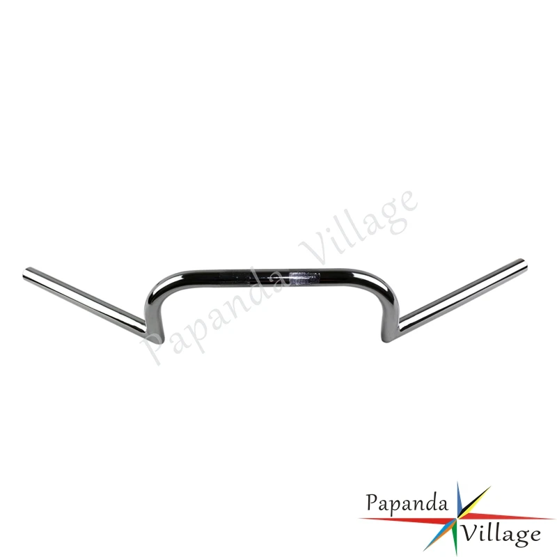 Chrome Papanda мотоцикл хром 7/" Винтаж руль Clubman 22 мм рукоятки для Harley Dyna Softail Bobber Chopper - Цвет: Chrome