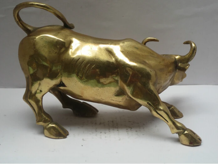 WBY---725+++Metal Crafts Chinese Art &amp Collectible brass statue cow statue/Sculpture | Дом и сад
