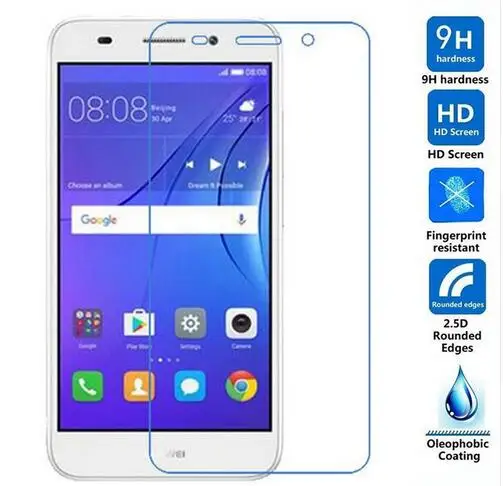 Для Huawei Y3 2017 закаленное стекло Оригинал 9H защитная пленка Передняя ЖК экран