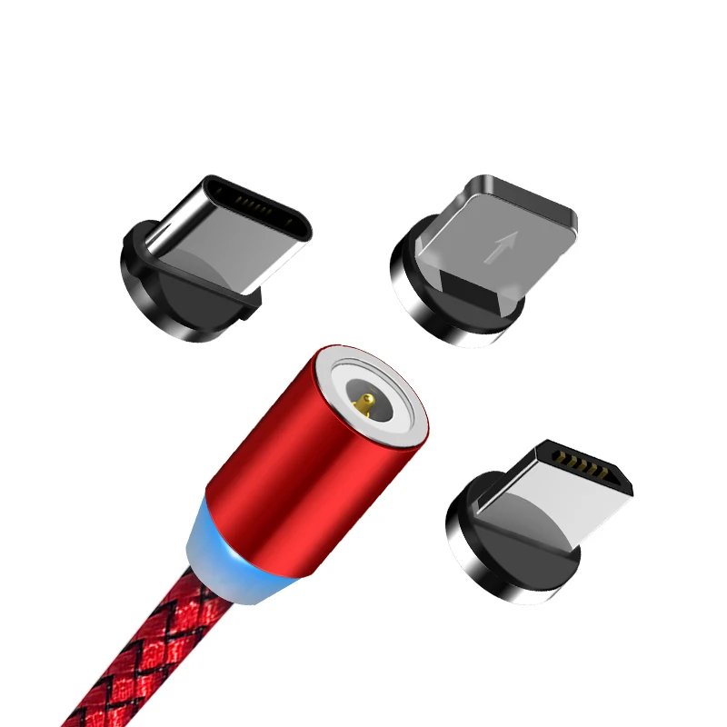 KingFriend Magnetic USB Cable Fast Charging USB Type C Cable Magnet Charger Data Charge Micro Cable Mobile Phone Cable USB Cord