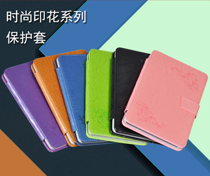 Чехол подставка из искусственной кожи с магнитным принтом для планшета Huawei MediaPad