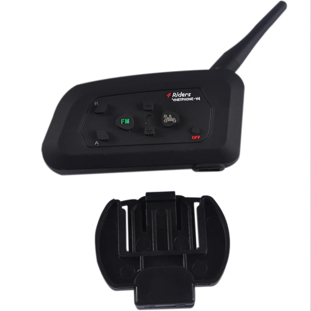 Новый V4 мотоциклетный шлем Walkie talkie Bluetooth полностью дуплекс беспроводной интерком