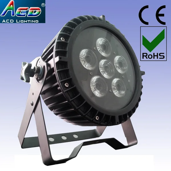 Бесплатная доставка 2019 новый дизайн водонепроницаемая IP 65 6*6 в 1 rgbwa +