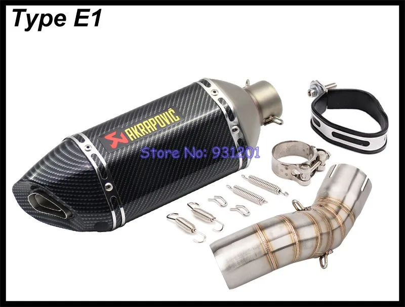 Мотоцикл слипоны для Kawasaki Z900 Z900 A2 выхлопная труба akrapovic глушитель выхлопной трубы ссылку средняя выхлопная труба мото
