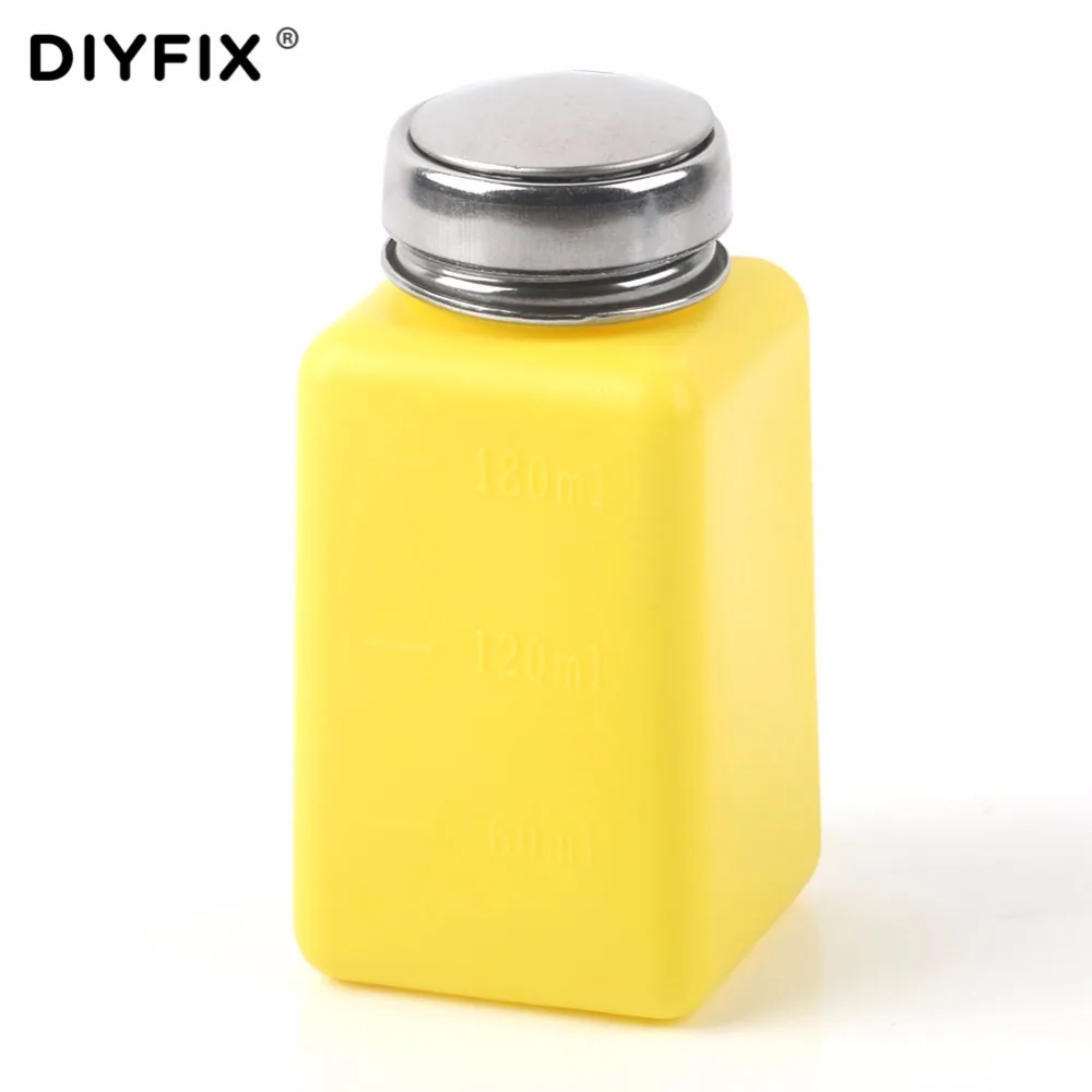 DIYFIX 180 мл Пустой насос диспенсер жидкий спиртовой Пресс бутылка полировка