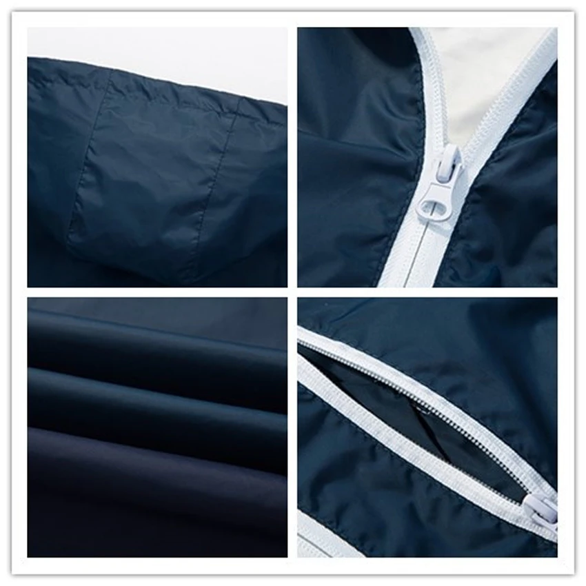 Мужская и Женская куртка Mountainskin быстросохнущая с капюшоном на весну осень