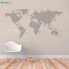 Точечная карта мира, Виниловая наклейка на стену, домашний декор для гостиной, самоклеящиеся новые модные художественные переводки YT731
