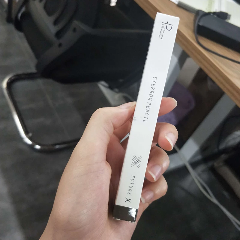 Microblading тату-ручка для бровей, водостойкая вилка, наконечник для бровей, чернильный карандаш, 4 головки, жидкий карандаш для бровей, макияж, блонд, коричневый цвет