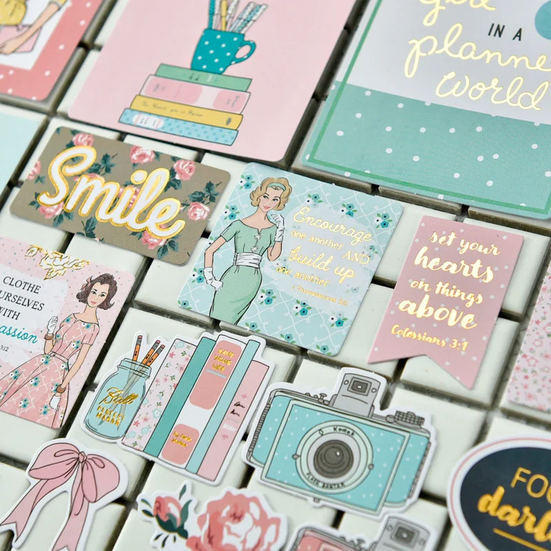 25 шт. Красивая Женская карточка скрапбукинга Happy Planner создание карт проект для