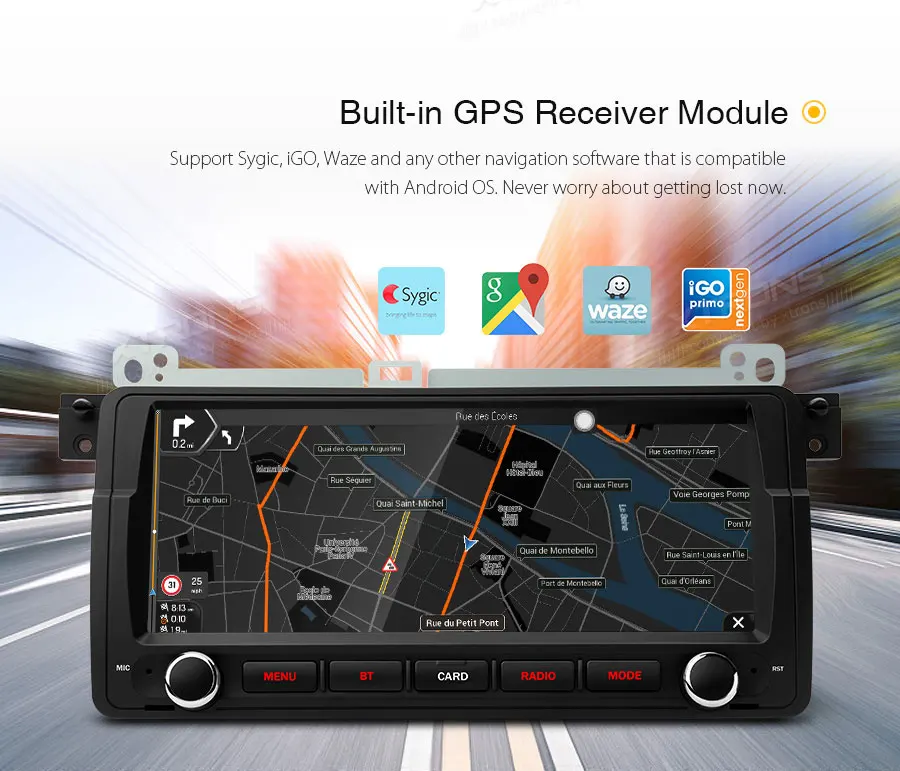 XTRONS 8 &quotAndroid 0 автомобильный мультимедийный плеер GPS без DVD для BMW E46 седан Rover 75 1999