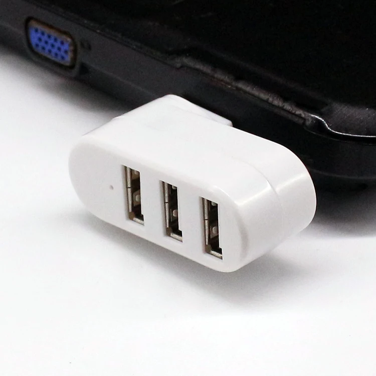 10 шт./лот 3 портов вращающийся высокоскоростной USB концентратор 2 0 разветвитель