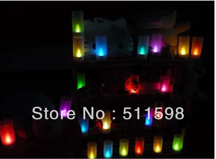 Free Shipping smokeless flameless colorful flickering voice contrl electornic candle sonic LED lamp night light for festival!|light navigation|light