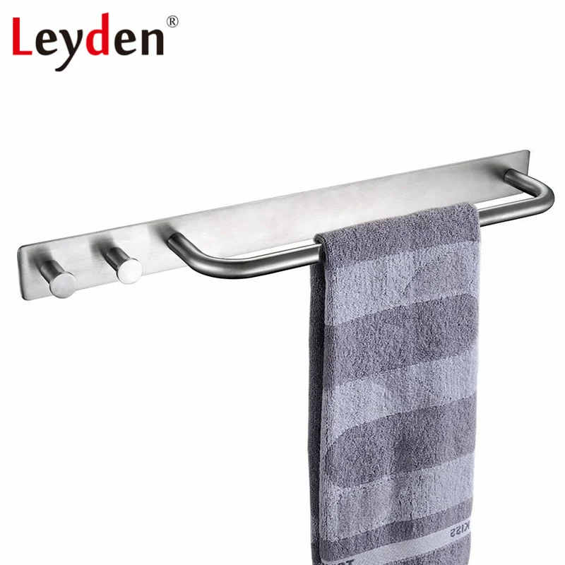 Самоклеящаяся настенная вешалка Leyden 3 м из нержавеющей стали полированная