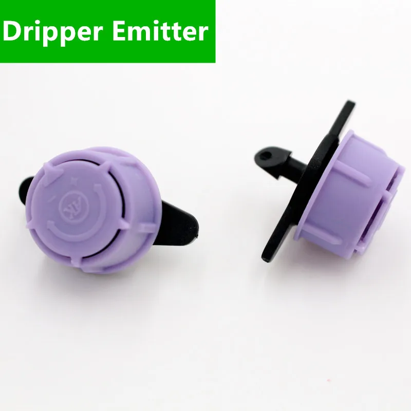 

100pcs/pack 5 Holes Drip Irrigation Adjustable Dripper 1/4 Inch Barbed Connector Sprinkler Micro Drip Irrigation Fittings N111