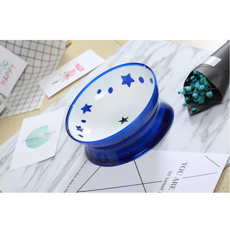 Миска для домашней собаки, непромокаемая, износостойкая, из кристаллических смол AS, безопасная, нетоксичная, с наклоном для кота.