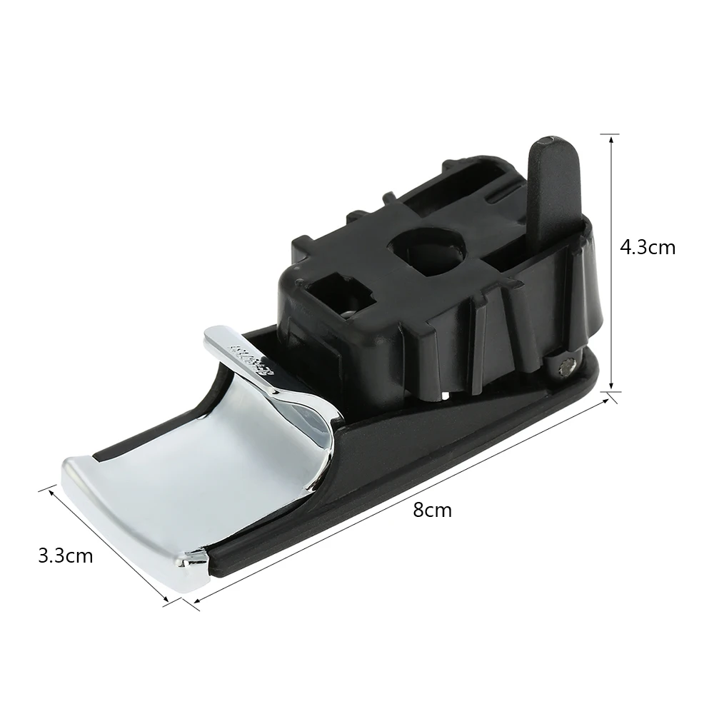 Стиль автомобиля дневной левый руль хромированный перчаточный ящик рычаги для